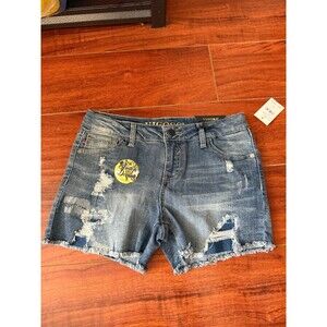 VIGOSS Girls Size 16 Distressed Denim Jean Shorts